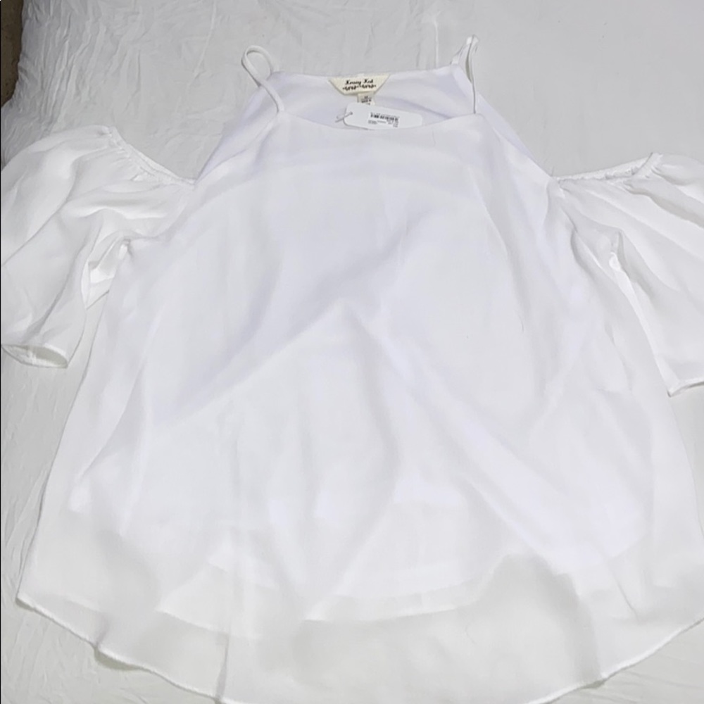 white dressy top